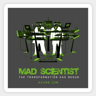 Aux88 Mad Scientist Live T-Shirt Sticker